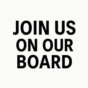 Join us on our Board sign